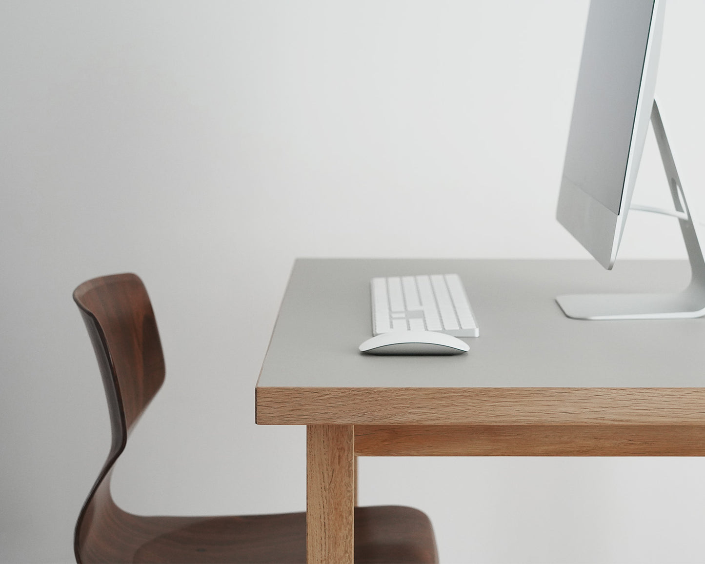 KOROMO table top / Pebble Grey Linoleum