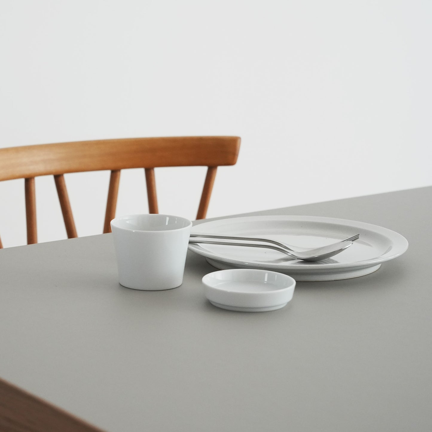 KOROMO table top / Pebble Grey Linoleum